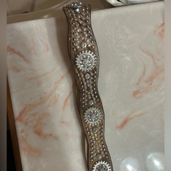 Western leather belt. - Picture 8 of 12